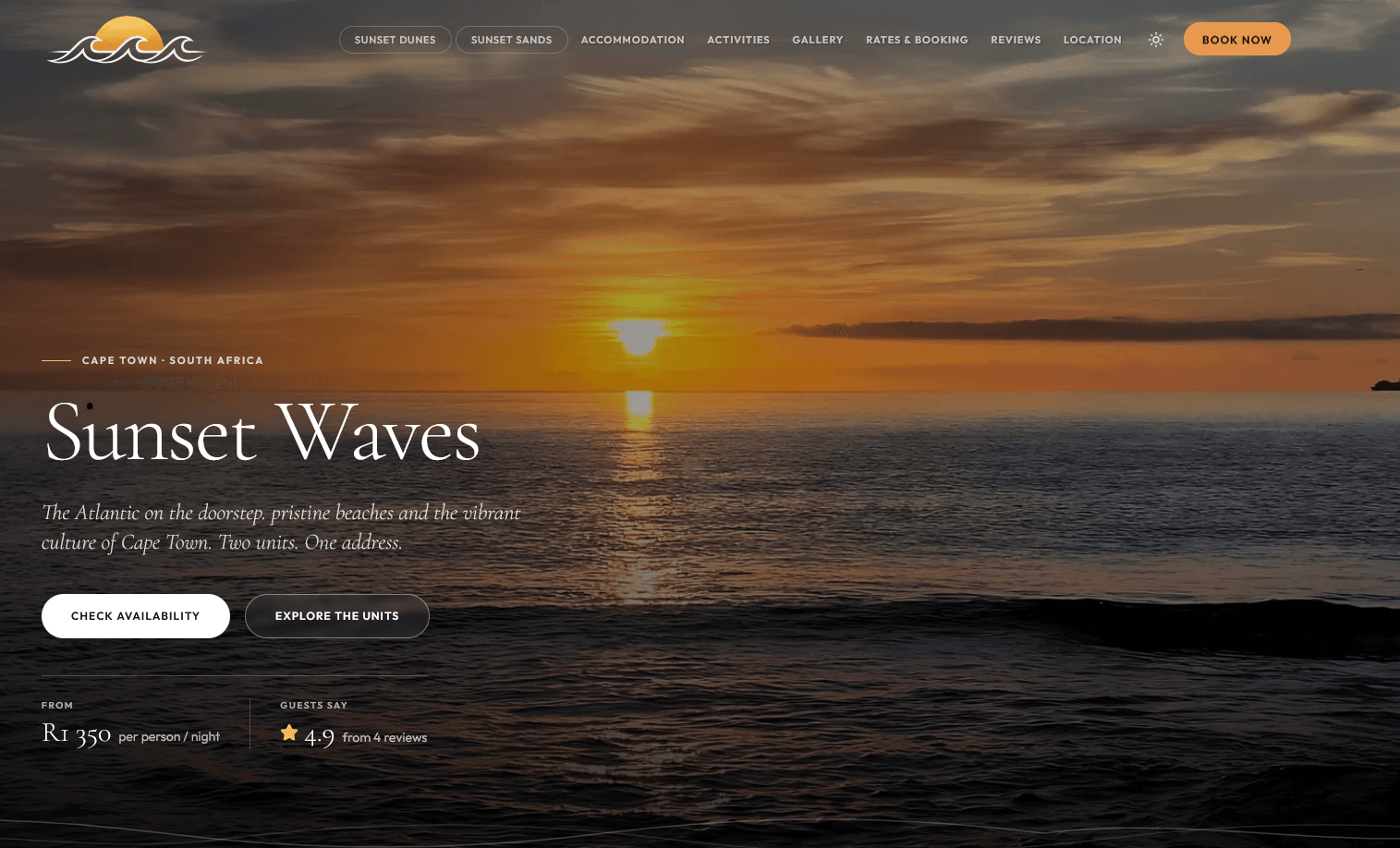 Sunset Waves